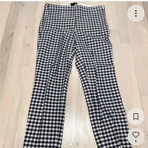 J Crew Checkered Pants